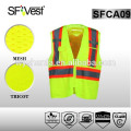 Chaquetas reflectantes producto de seguridad moto chaleco reflectante chaleco de seguridad con bolsillos ropa de trabajo de alta visibilidad